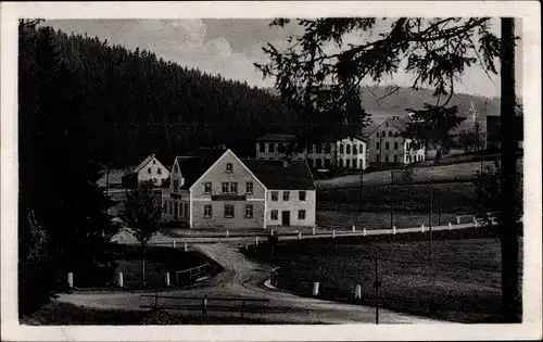 Ak Kühnhaide Marienberg im Erzgebirge Sachsen, Gasthof zum Schwarzwassertal
