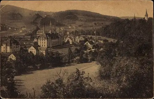 Ak Neuhausen im Erzgebirge, Gesamtansicht, 19. Gauturnfest des 11. S. M. Eg.