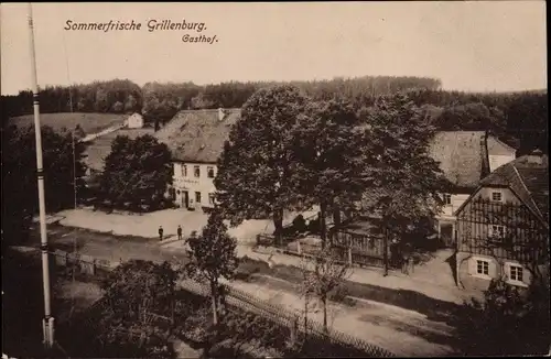 Ak Grillenburg Tharandt im Erzgebirge, Gasthof