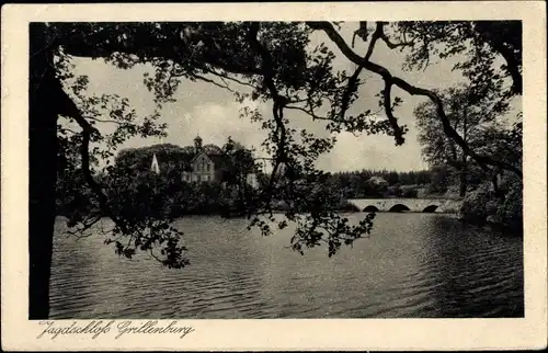 Ak Grillenburg Tharandt Sachsen, Königliches Jagdschloss Grillenburg