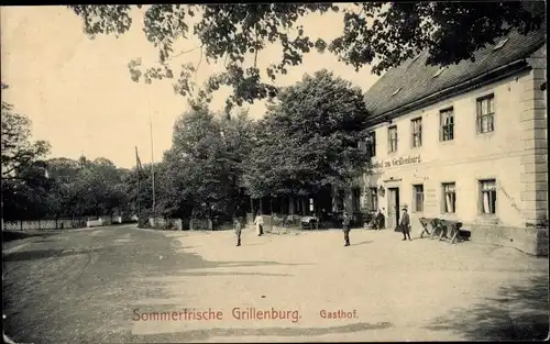 Ak Grillenburg Tharandt im Erzgebirge, Gasthof zu Grillenburg