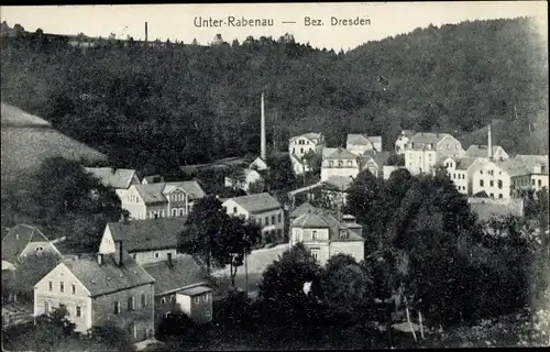 Ak Rabenau im Erzgebirge, Unterdorf
