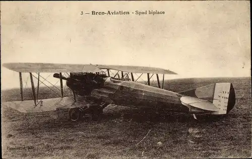 Ak Bron Aviation, Spad biplace,nZivilflugzeug, Doppeldecker