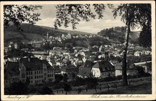 Ak Arnsberg im Sauerland Westfalen, Blick von der Rumbeckerstraße