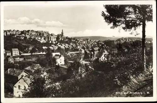 Ak Arnsberg im Sauerland Westfalen, Panorama