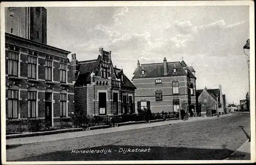 Ak Honselersdijk Westland Südholland Niederlande, Dijkstraat