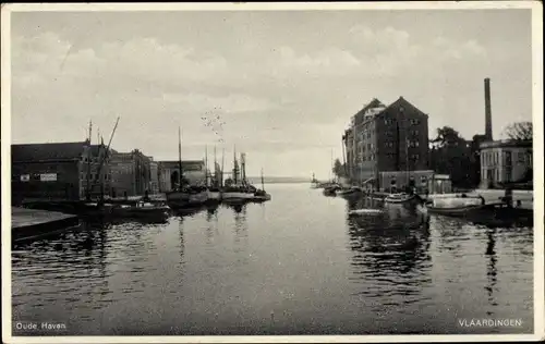 Ak Vlaardingen Südholland, Oude Haven