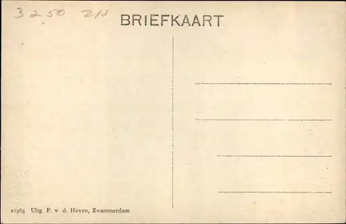 Ak Zwammerdam Südholland, Spoorlaan