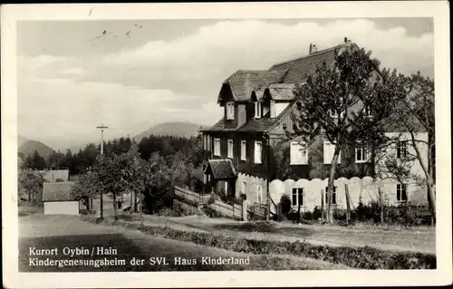 Ak Hain Oybin in der Oberlausitz, Kindergenesungsheim der SVL Haus Kinderland