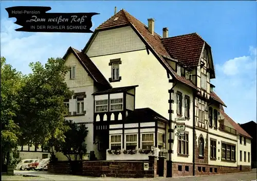 Ak Rühle Bodenwerder an der Weser, Hotel Zum weißen Ross