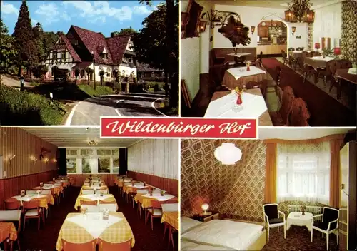 Ak Crottorf Friesenhagen Rheinland Pfalz, Schloss Krottorf, Hotel Wildenburger Hof, Inneres