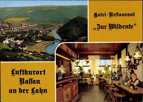 Ak Nassau an der Lahn, Hotel-Restaurant Zur Wildente, Inneres