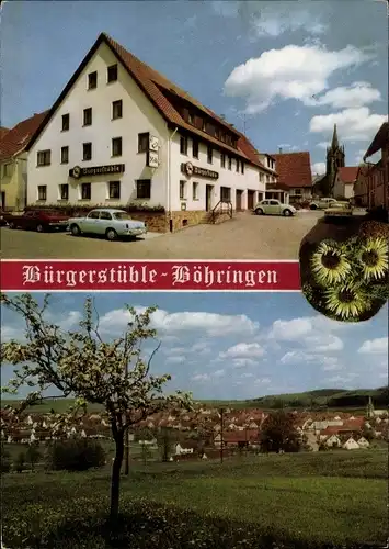 Ak Böhringen Römerstein in der Schwäbischen Alb, Bürgerstüble, Panorama