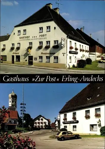 Ak Erling Andechs in Oberbayern, Gasthof Zur Post