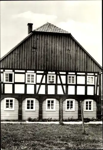 Ak Niederoderwitz Oderwitz in der Oberlausitz, Umgebindehaus