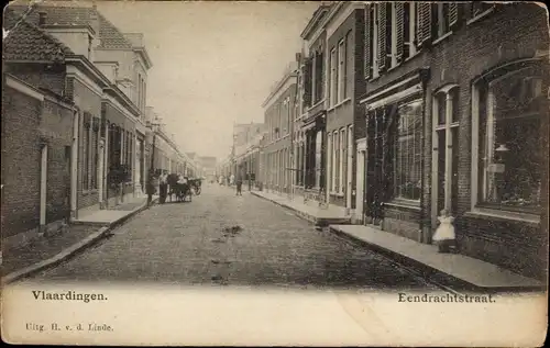 Ak Vlaardingen Südholland, Eendrachtstraat