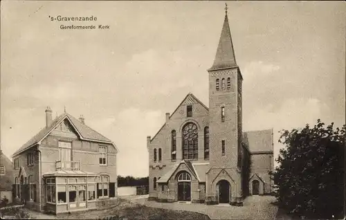 Ak ’s Gravenzande Westland Südholland, Geref. Kerk