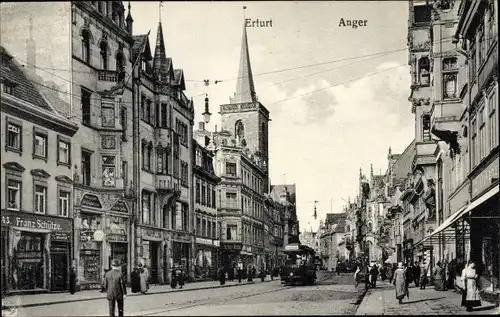 Ak Erfurt in Thüringen, Anger, G. Franz Schütze