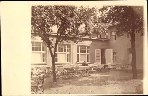 Foto Ak Ahlbeck Heringsdorf Usedom, Terrassengarten, Kaiserhof, 1927