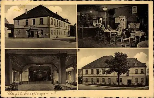 Ak Regis Breitingen Sachsen, Gasthof Friedrich, Festsaal