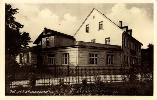 Ak Köthel (bei Meerane) Schönberg in Sachsen, Gasthof