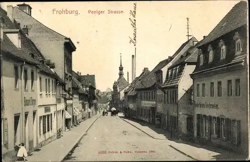 Ak Frohburg in Sachsen, Peniger Straße