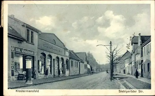 Ak Klostermansfeld in Sachsen Anhalt, Siebigeröder Straße