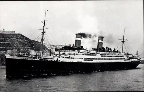 Foto Ak Dampfer Conte Verde, Lloyd Sabaudo