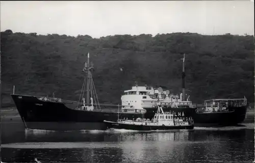 Foto Ak Portugiesisches Frachtschiff Coyilha