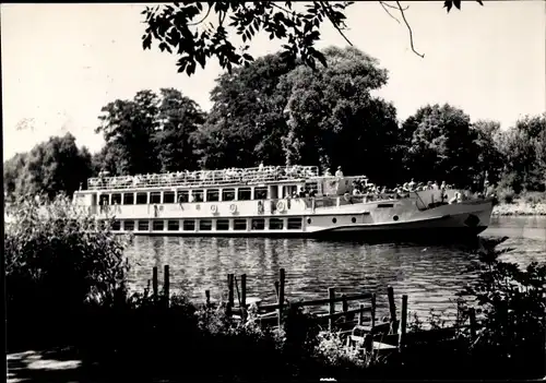 Ak Weiße Flotte Potsdam, Fahrgastschiff MS Cecilienhof