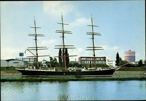 Ak Hansestadt Bremen, Segelschulschiff Deutschland, Weser