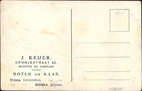 Künstler Ak Gerstenhauer, Johann Georg, Niederländisches Motiv, Kanal, Boot, Tunnel
