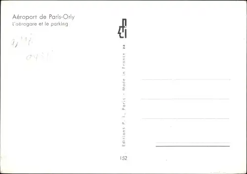 Ak Orly Val de Marne, Aeroport Paris-Orly, L'aérogare et le parking