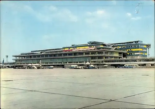 Ak Orly Val de Marne, Aéroport de Paris Orly, la facade sud de l'aérogare