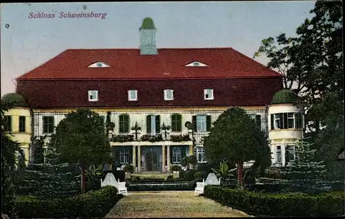 Ak Schweinsburg Neukirchen Pleiße, Schloss