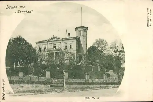 Ak Arnstadt in Thüringen, Villa Marlitt