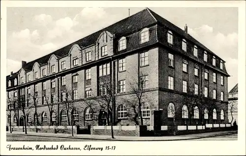 Ak Nordseebad Cuxhaven, Frauenheim, Elfenweg 15- 17