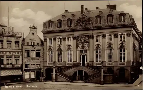 Ak Bonn am Rhein, Rathaus, Apotheke