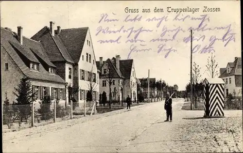 Ak Zossen in Brandenburg, Truppenlager