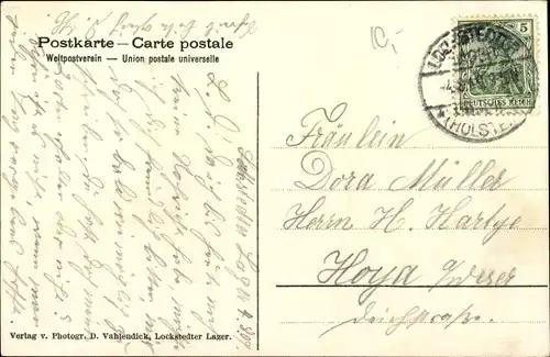 Ak Lockstedt in Schleswig Holstein, Lockstedter Lager, Kommandantur, Wasserturm