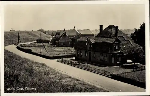 Ak Andijk Medemblik Nordholland Niederlande, Dijkweg