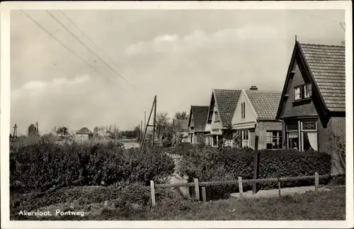 Ak Akersloot Nordholland Niederlande, Pontweg