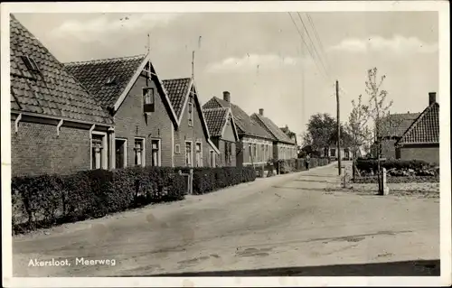 Ak Akersloot Nordholland Niederlande, Meerweg