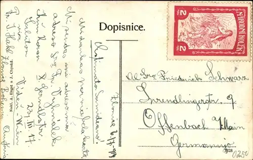 Ak Slaný Schlan Mittelböhmen, Totalansicht der Ortschaft