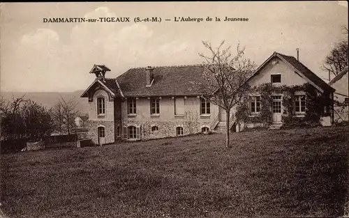 Ak Dammartin sur Tigeaux Seine et Marne, L'Auberge de la Jeunesse