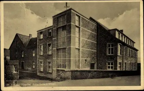 Ak Scherfede Warburg in Westfalen, St. Vincenz Hospital