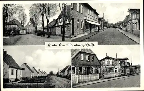 Ak Grube in Holstein, Ortsansichten