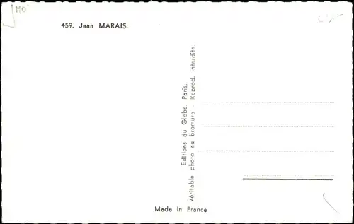 Ak Schauspieler Jean Marais, Zigarette