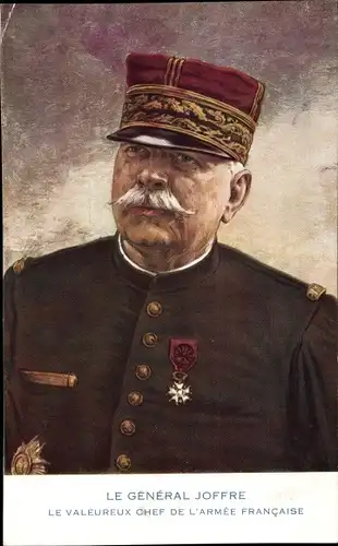 Ak Marechal Joseph Joffre, Portrait