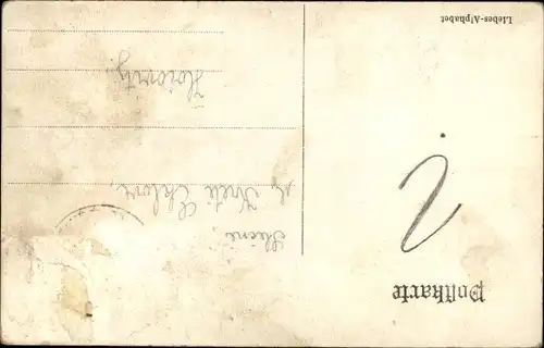 Ak Frage die Sterne, ob ich Dich liebe, Liebespaar, Kitsch